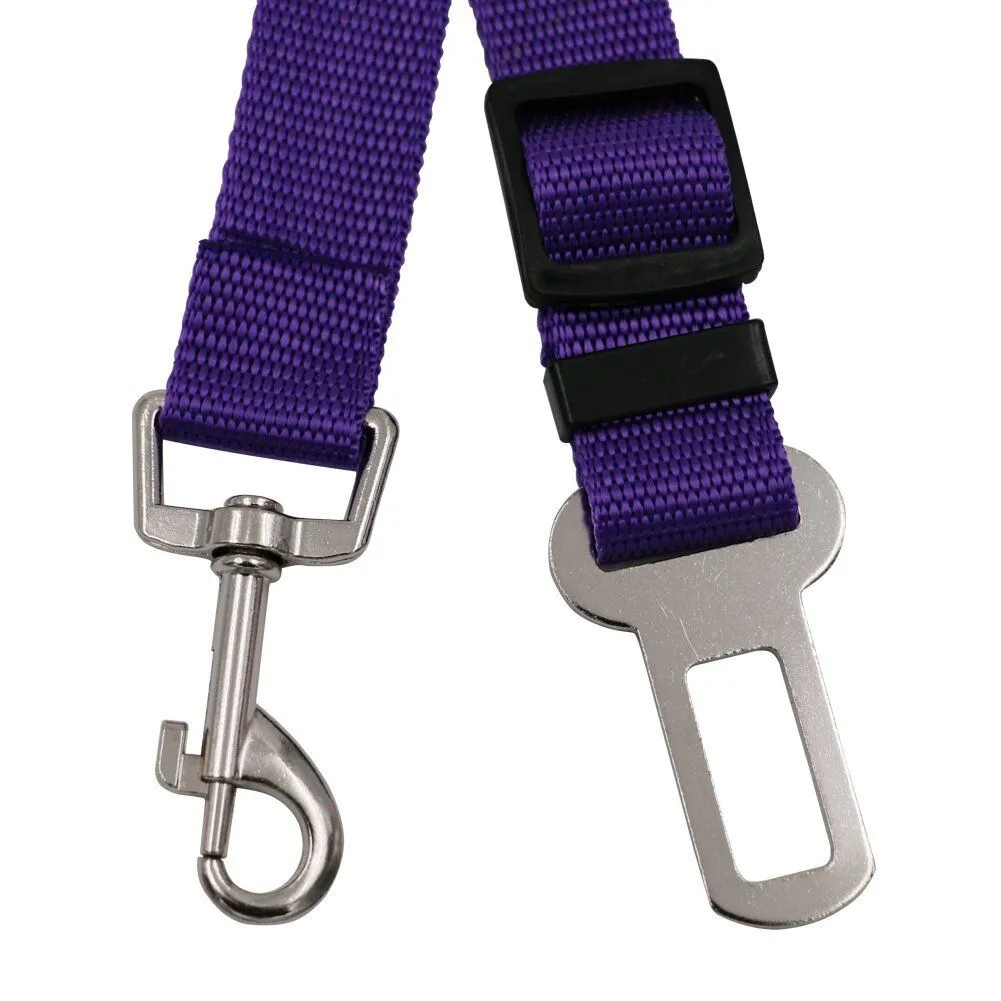 3 PCS Adjustable Pet Dog Cat Car Seat Belt Safety Leads Vehicle Seatbelt Harness