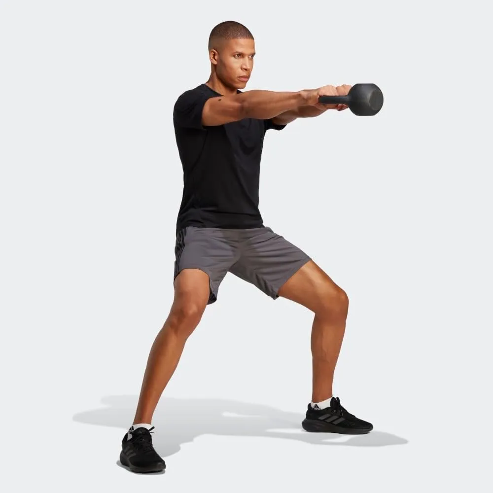 adidas Men's Essentials Pique 3-Stripes Training Shorts