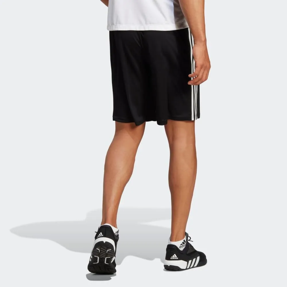 adidas Men's Train Essentials Piqu 3-Stripes Shorts