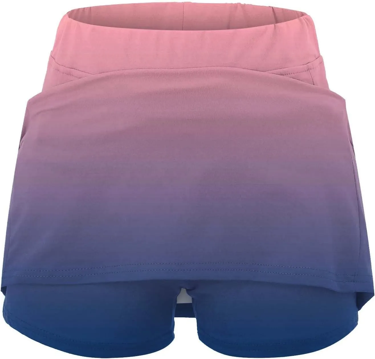 aihihe Golf Skirts for Women 18 inch Long Womens Shorts 5 inch Inseam Pull on Womens Shorts Casual Long Length
