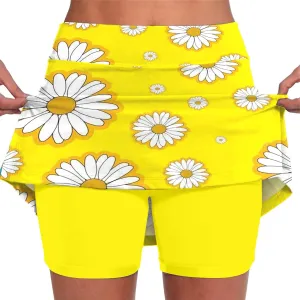 aihihe Golf Skirts for Women 18 inch Long Womens Shorts 5 inch Inseam Pull on Womens Shorts Casual Long Length
