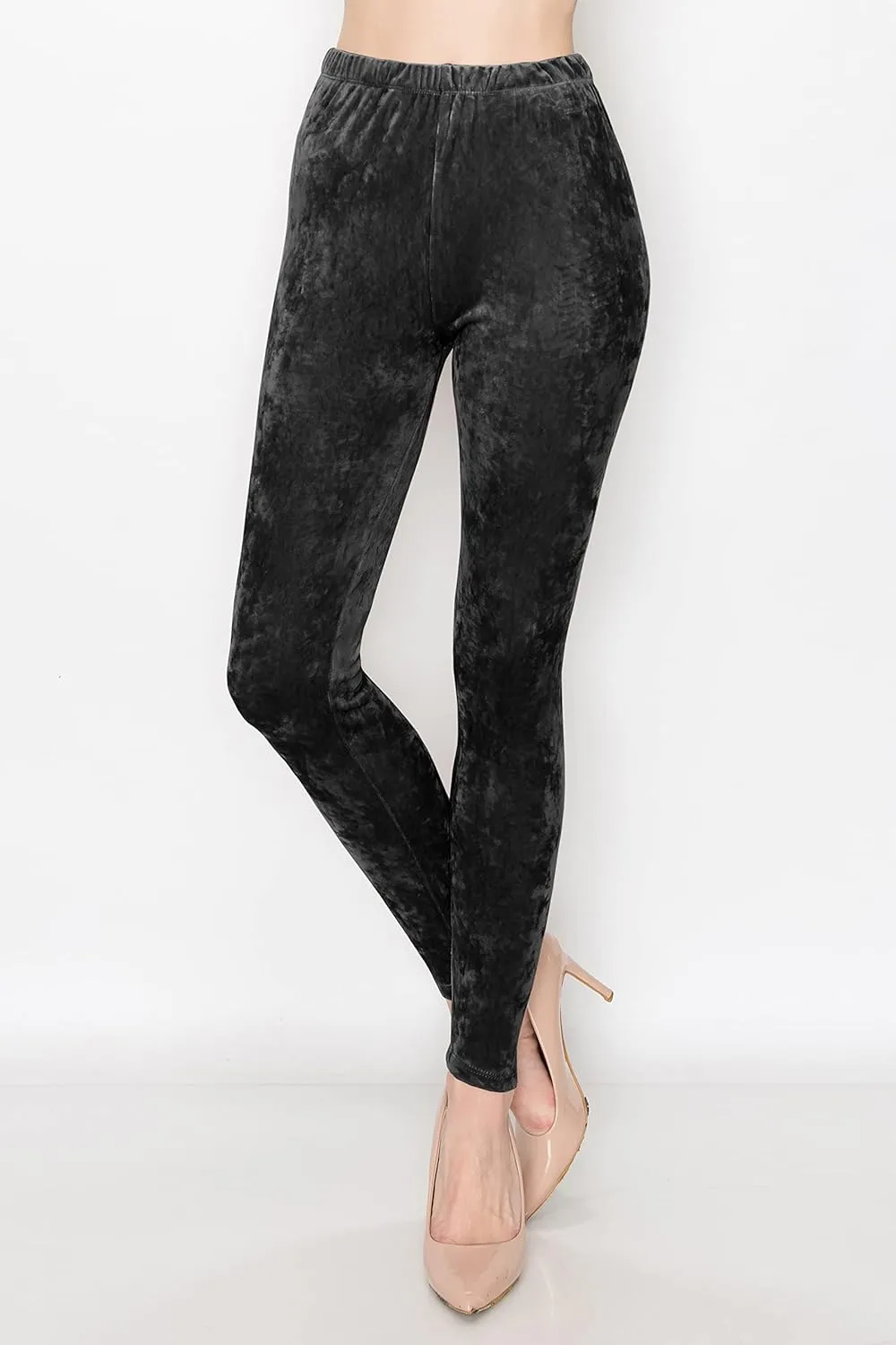 ALWAYS Casual Velvet Leggings Women - Super Soft Warm Winter Yoga Pants