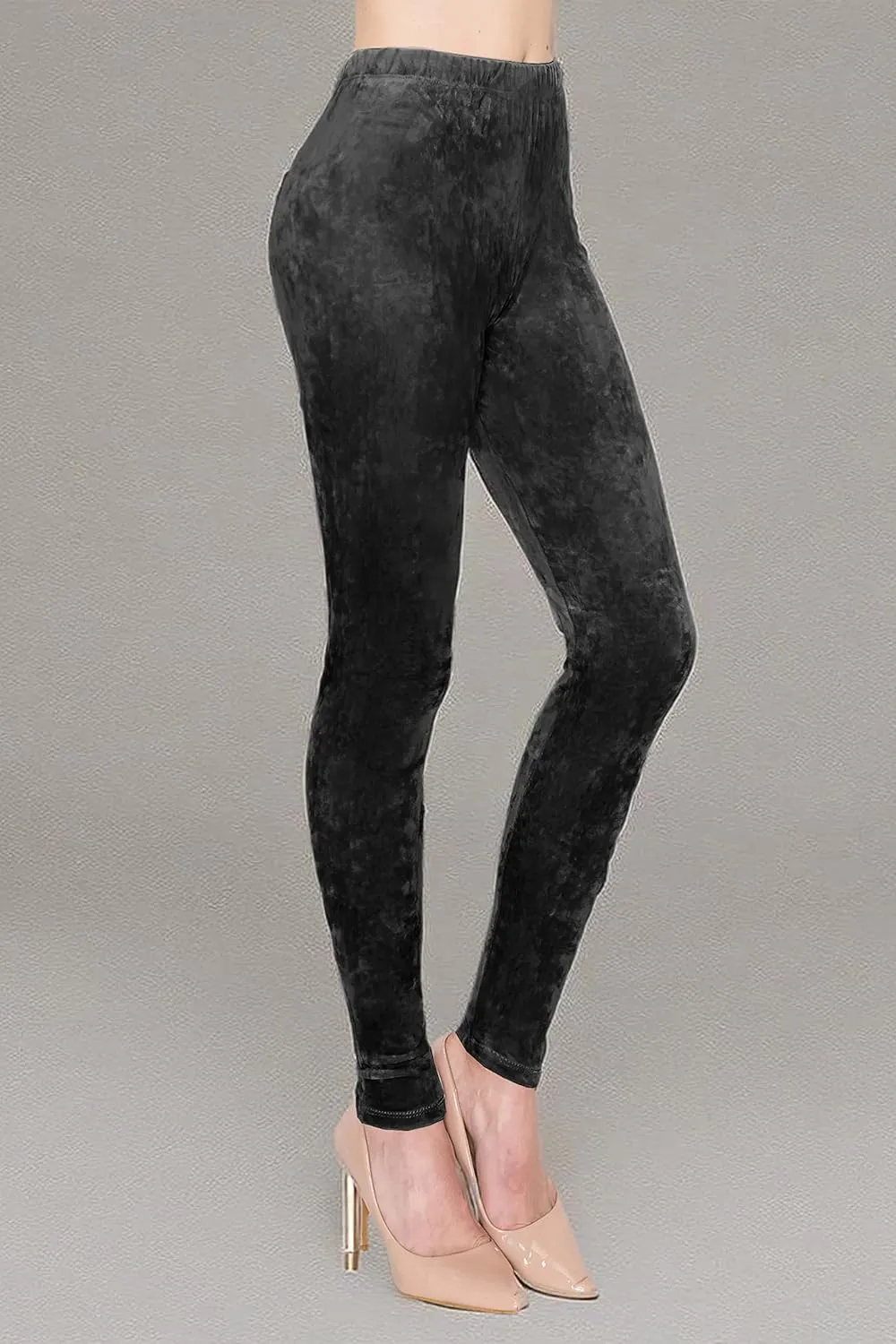 ALWAYS Casual Velvet Leggings Women - Super Soft Warm Winter Yoga Pants