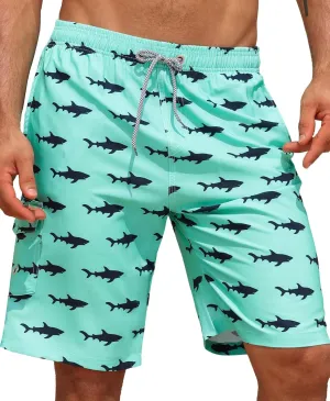 APTRO Men's Swim Trunks 9" Quick Dry Bathing Suit Big & Tall Beach Swimsuits
