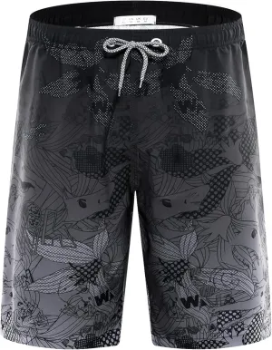 APTRO Men's Swim Trunks 9" Quick Dry Bathing Suit Big & Tall Beach Swimsuits