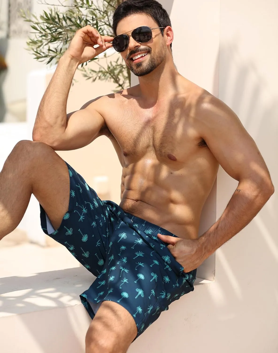APTRO Men's Swim Trunks 9" Quick Dry Bathing Suit Big & Tall Beach Swimsuits