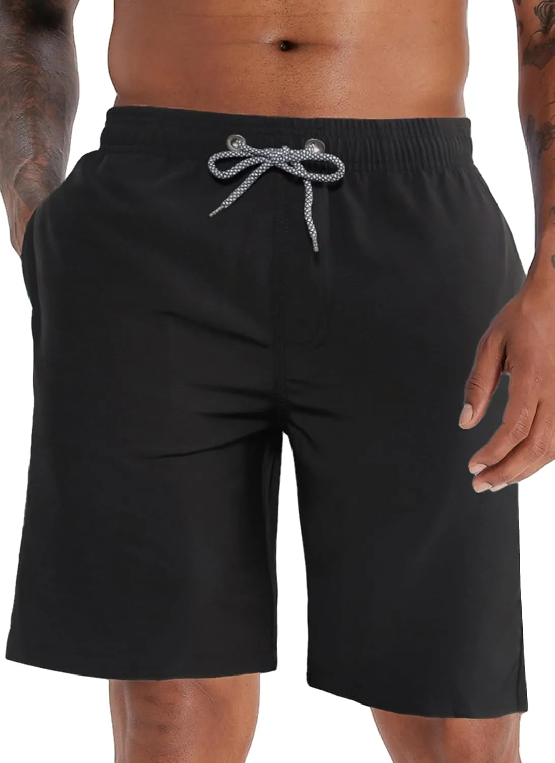 APTRO Men's Swim Trunks 9" Quick Dry Bathing Suit Big & Tall Beach Swimsuits
