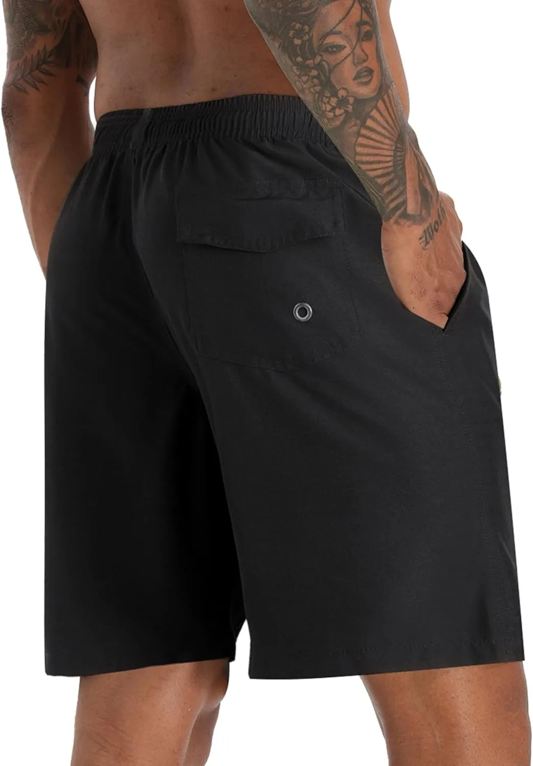 APTRO Men's Swim Trunks 9" Quick Dry Bathing Suit Big & Tall Beach Swimsuits