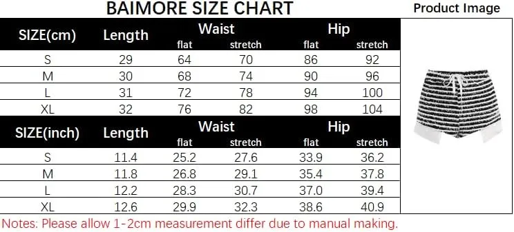BAIMORE Women's High Waisted Leggings Elastic Waist Sweatpants Striped Graphic Pants Trousers