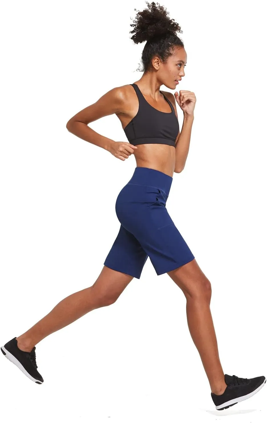 baleaf Women's Bermuda Long Shorts 10" Knee Length High Rise Athletic Shorts Pull On Workout Walking Golf Running Summer
