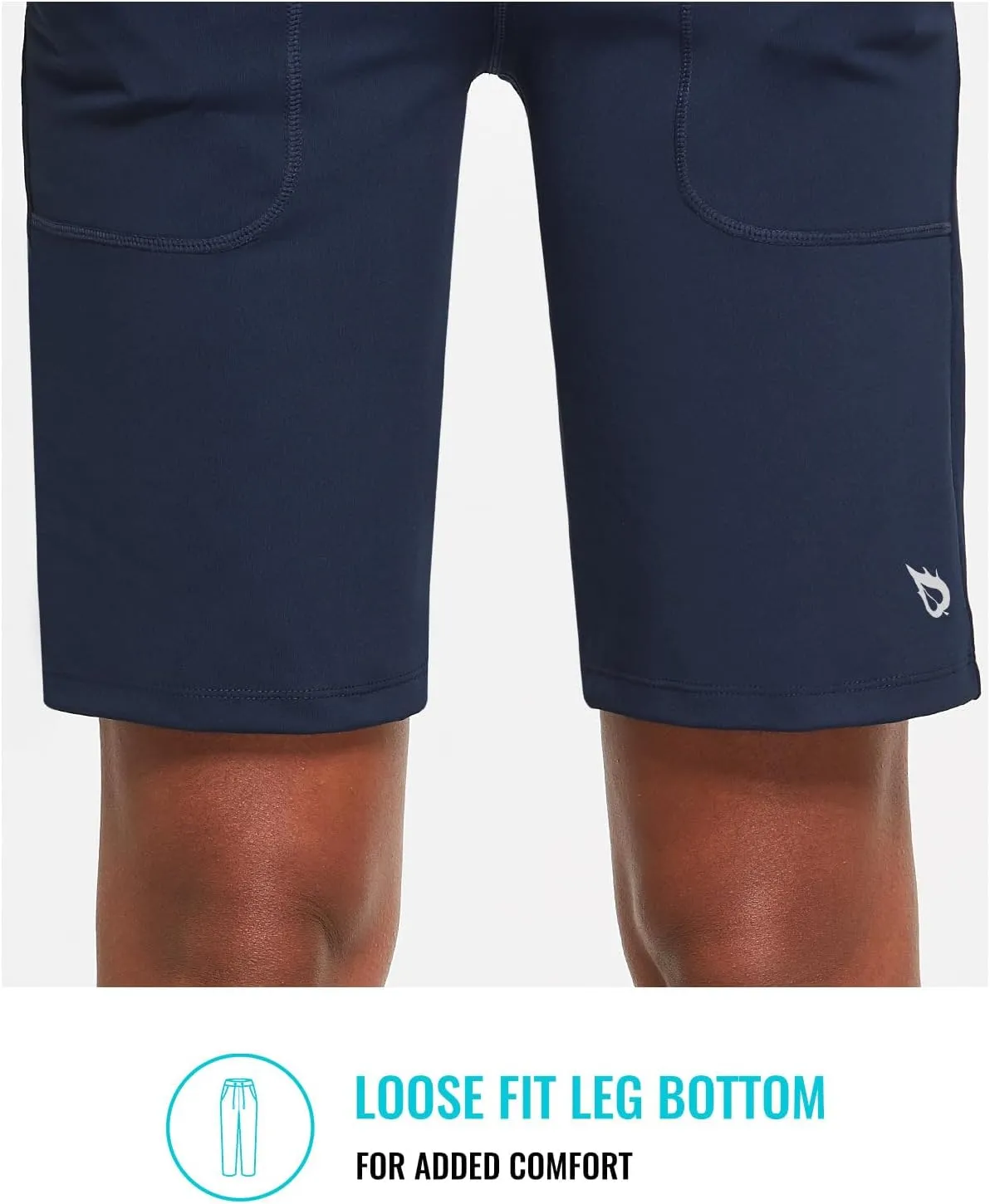 baleaf Women's Bermuda Long Shorts 10" Knee Length High Rise Athletic Shorts Pull On Workout Walking Golf Running Summer