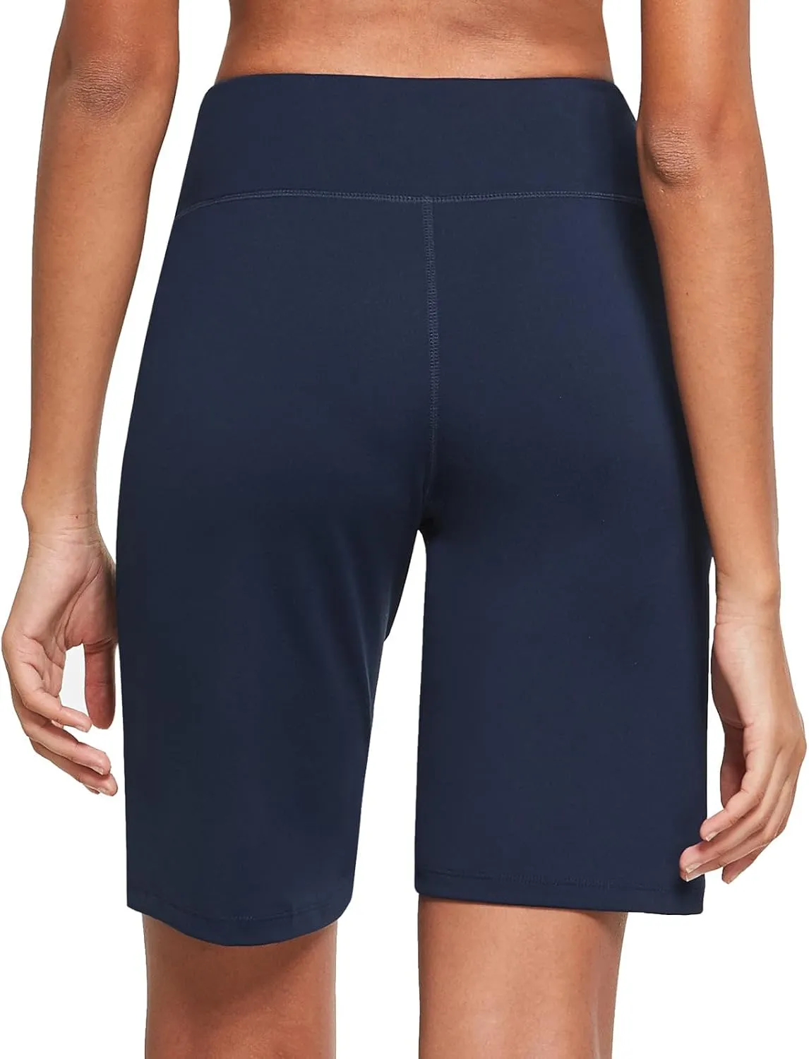 baleaf Women's Bermuda Long Shorts 10" Knee Length High Rise Athletic Shorts Pull On Workout Walking Golf Running Summer