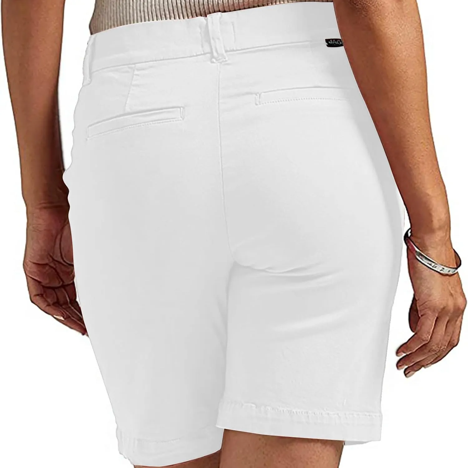 Bermuda Shorts for Women Stretchy Dressy Casual High Waisted Lounge Short Pants Straight Leg Hiking Vacation Outfits