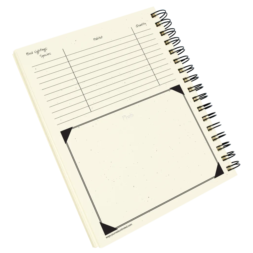 Bird Watching-My Bird Journal