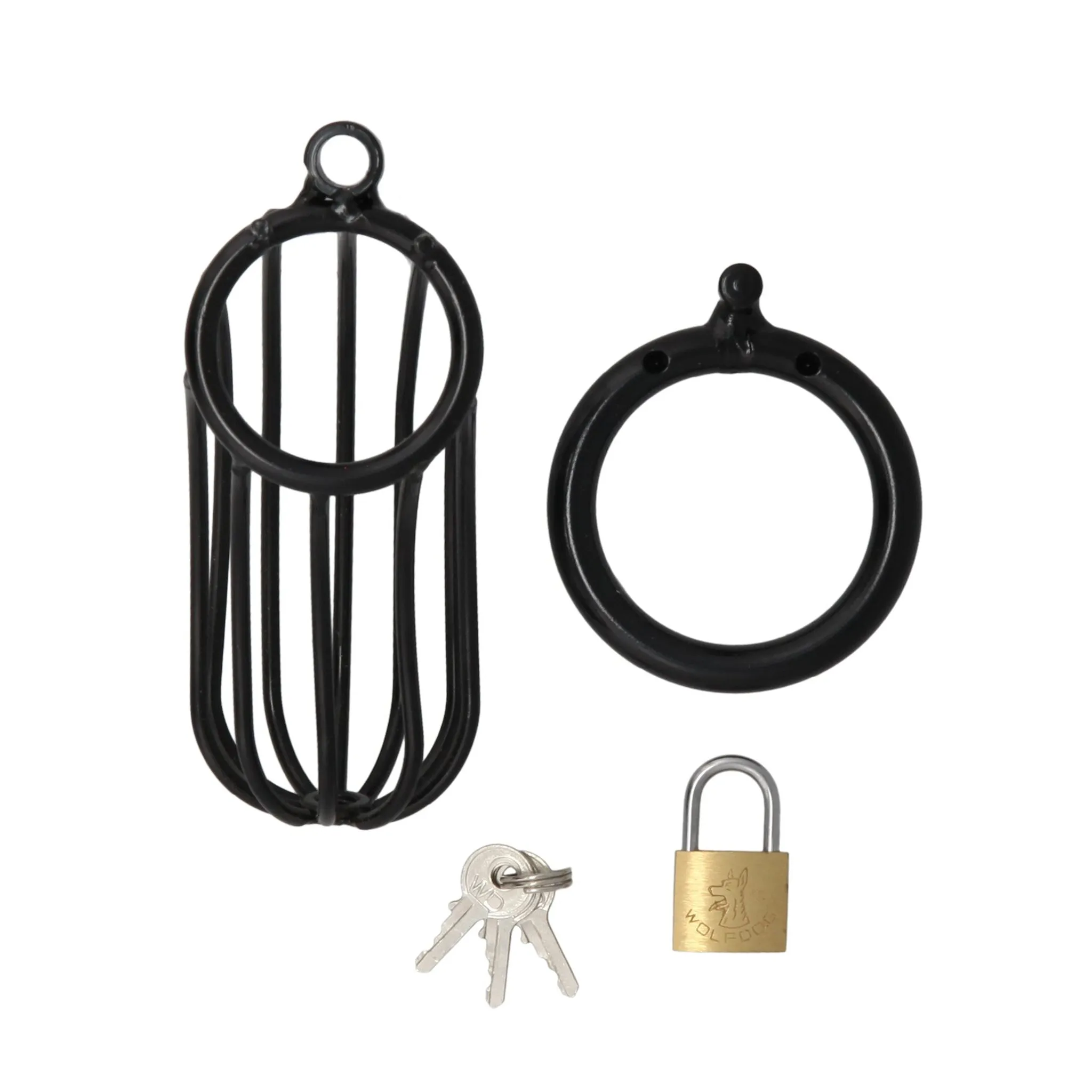 Black Bird Chastity Cock Cage