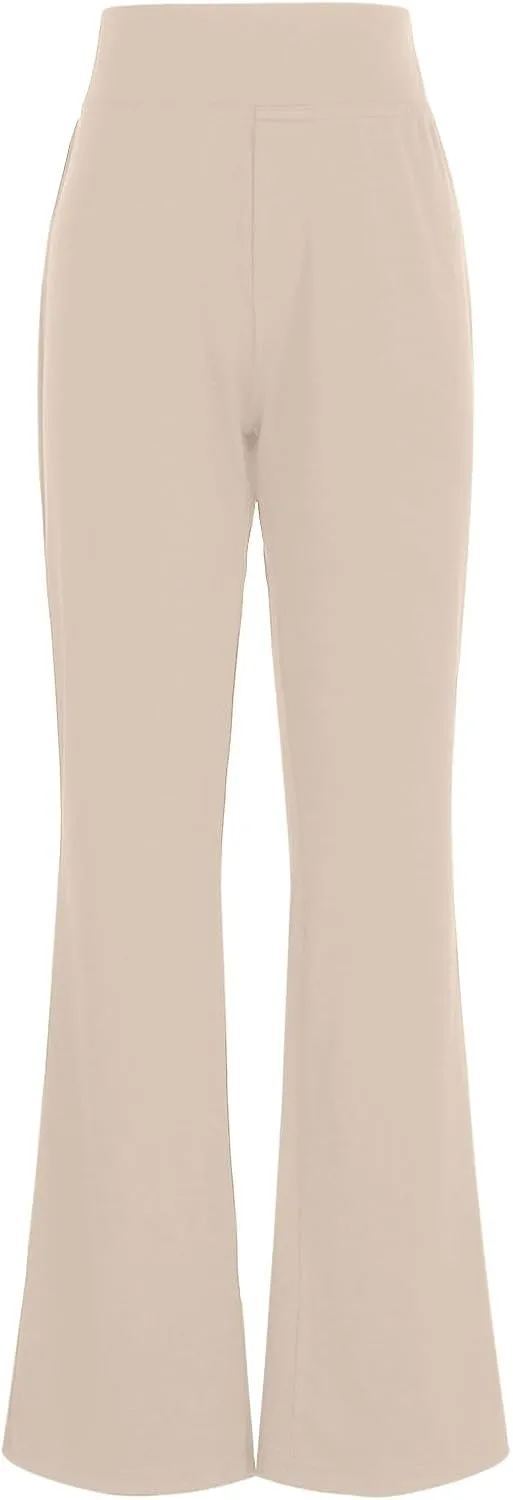 Bootcut Dress Pants for Women High Waisted Business Trousers Casual Work Pant Pull On Office Slacks with Pockets 2025