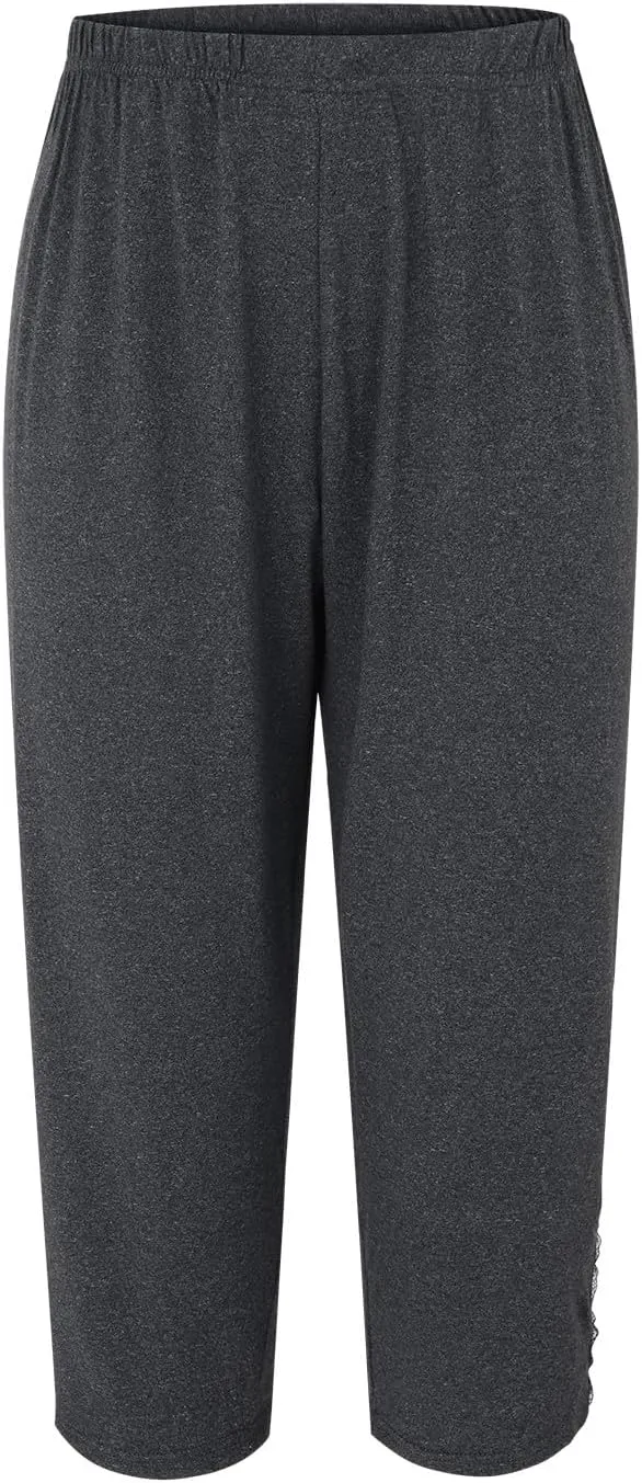 Capri Leggings for Women Fabric Bow Tie Belt Peach Hip Tight Waist High Hip Movement Yoga Shorts Cropped Pants High