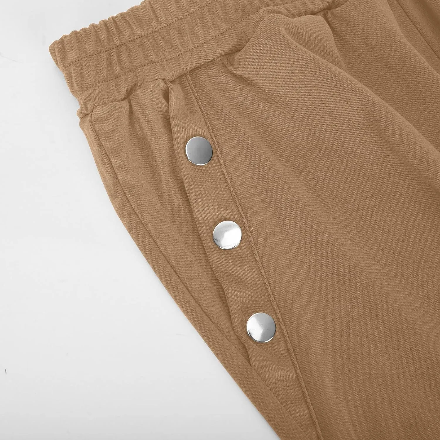 Capris Pants for Women Casual Summer Stretch Linen Capri High Waisted Lounge Baggy Cropped Trousers Ankle Pants with Pockets