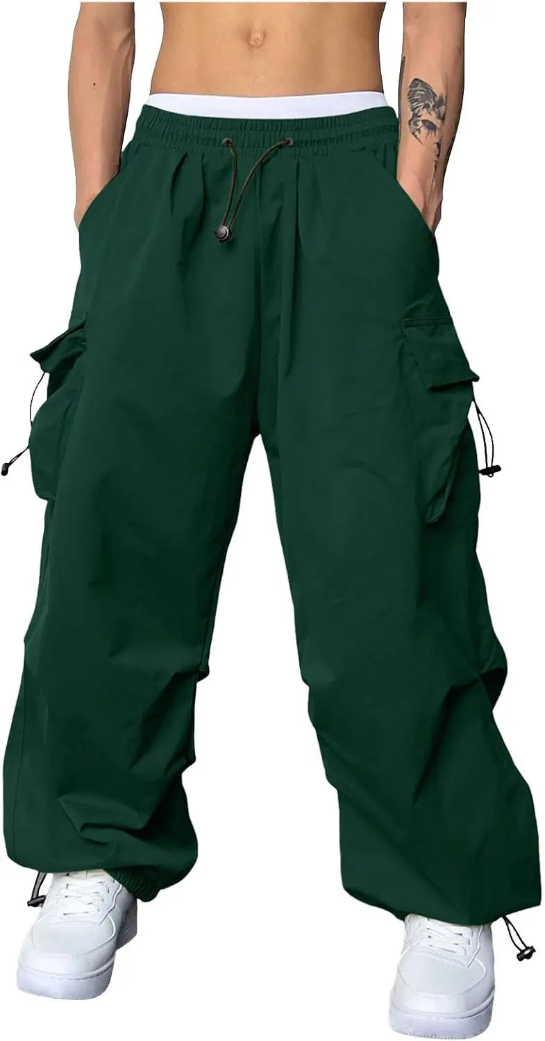 Cargo Pant for Men Stretchy Casual Joggers Elasticated Waist Jogging Work Pant Multi Pockets