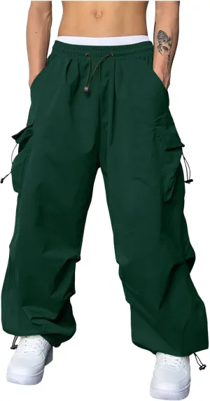Cargo Pant for Men Stretchy Casual Joggers Elasticated Waist Jogging Work Pant Multi Pockets