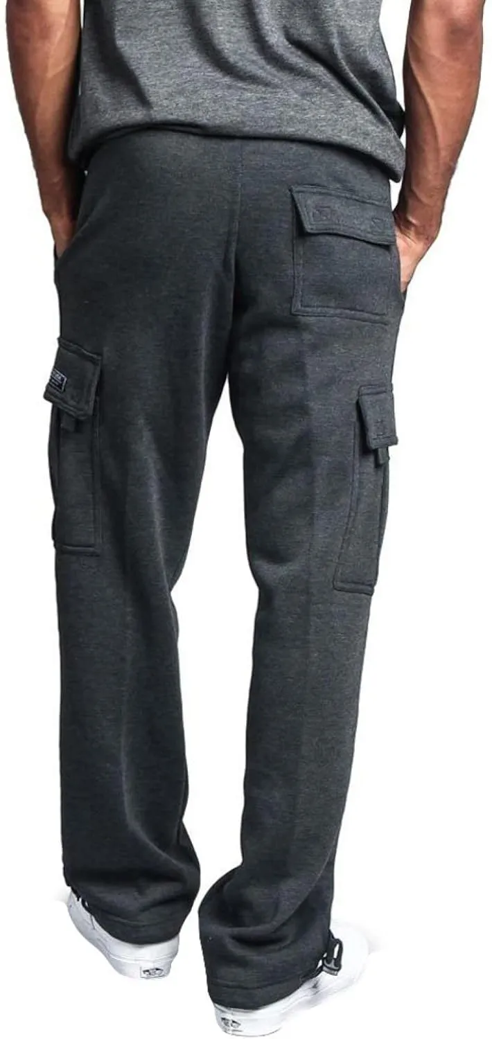 Cargo Pants for Men,Cargo Sweatpants for Men Big and Tall Running Pants Drawstring Work Pants Loose Fit Lounge Pants