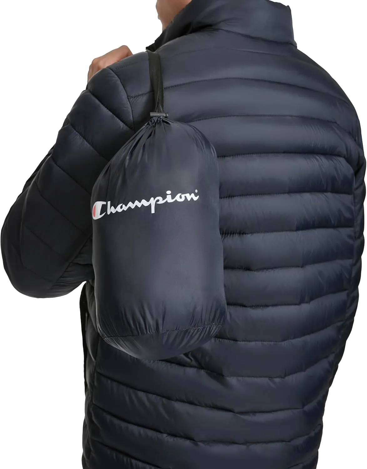 Champion Men's Lightweight Packable Puffer Jacket