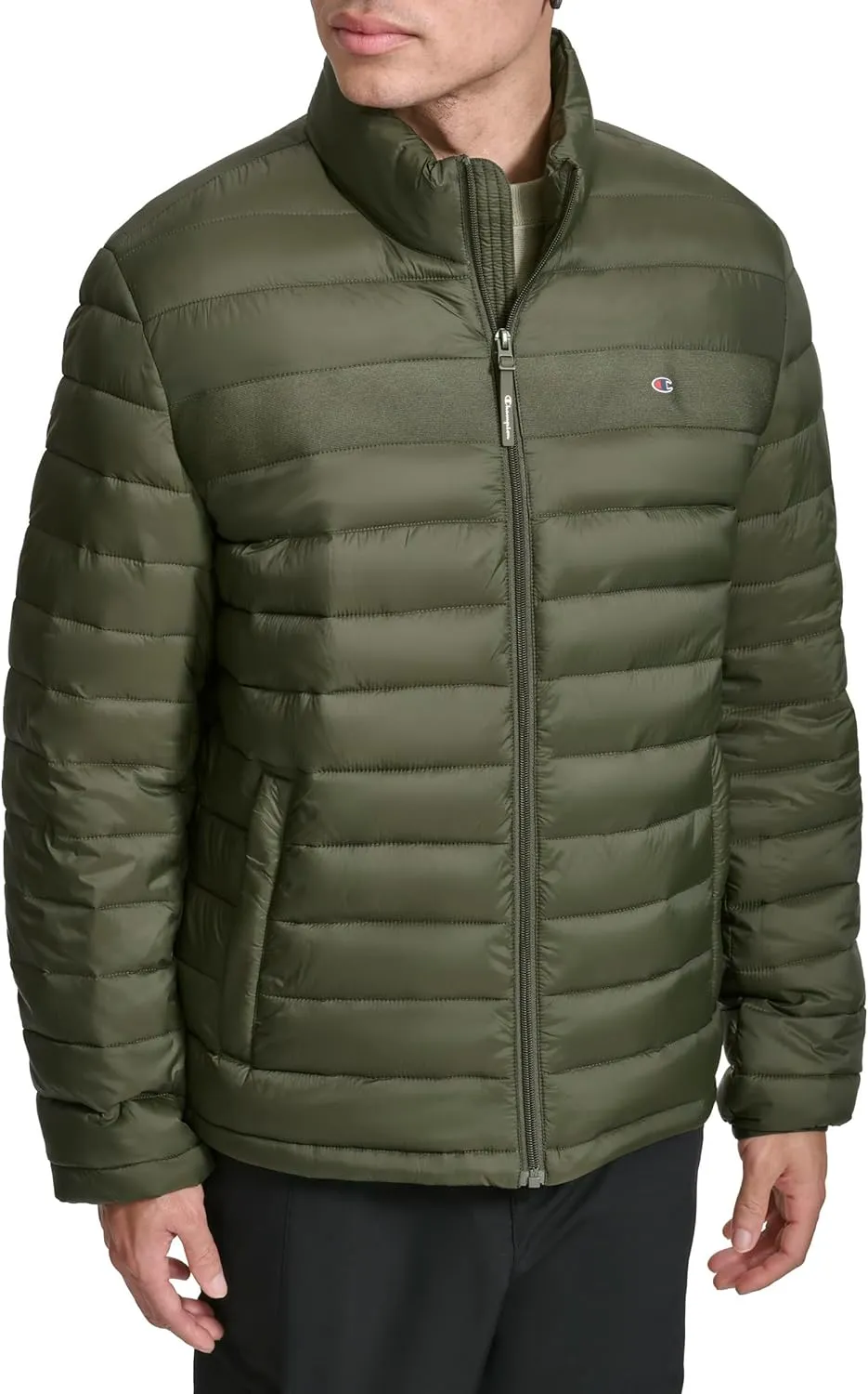 Champion Men's Lightweight Packable Puffer Jacket