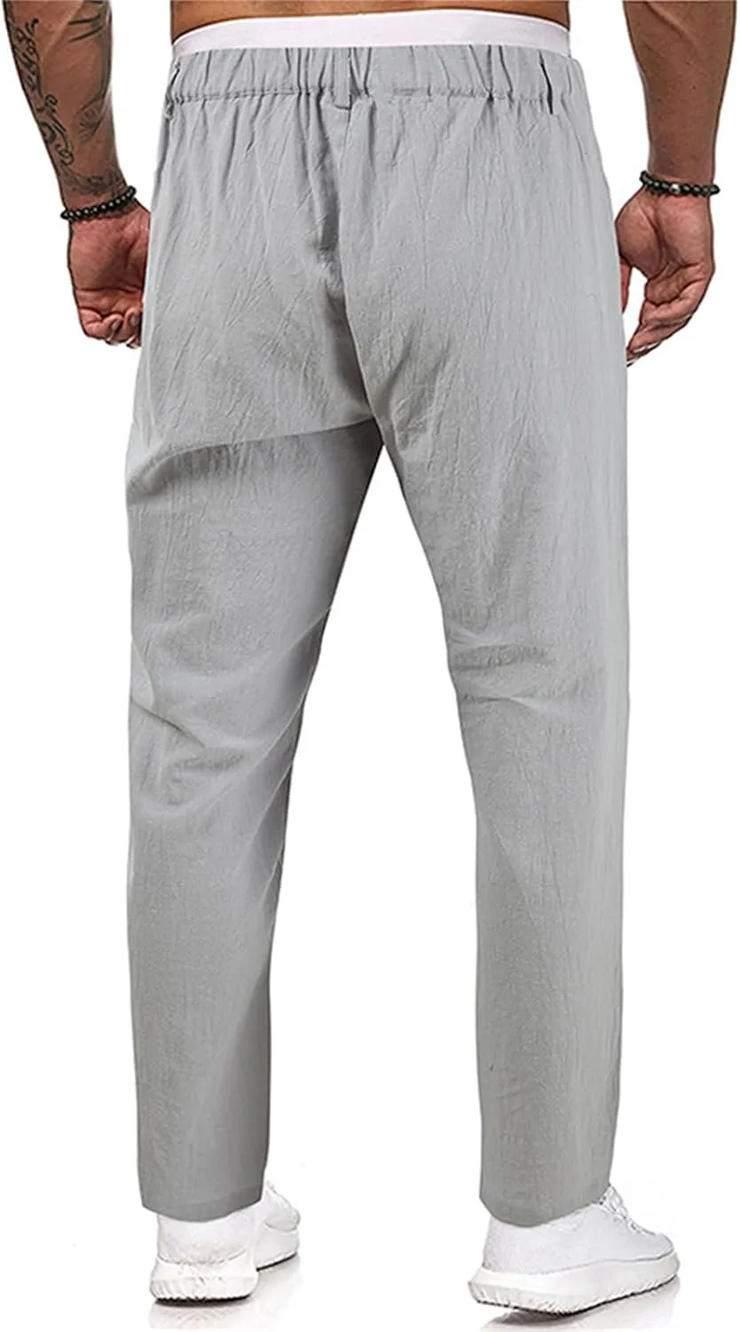 Chino Pants for Men Straight Fit Business Casual Trousers Textured Stretch Pant Office Work Slim Pants Spring Summer