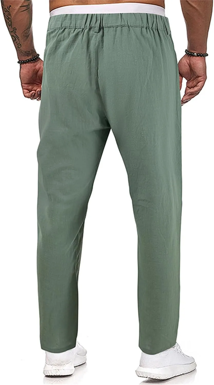 Chino Pants for Men Straight Fit Business Casual Trousers Textured Stretch Pant Office Work Slim Pants Spring Summer