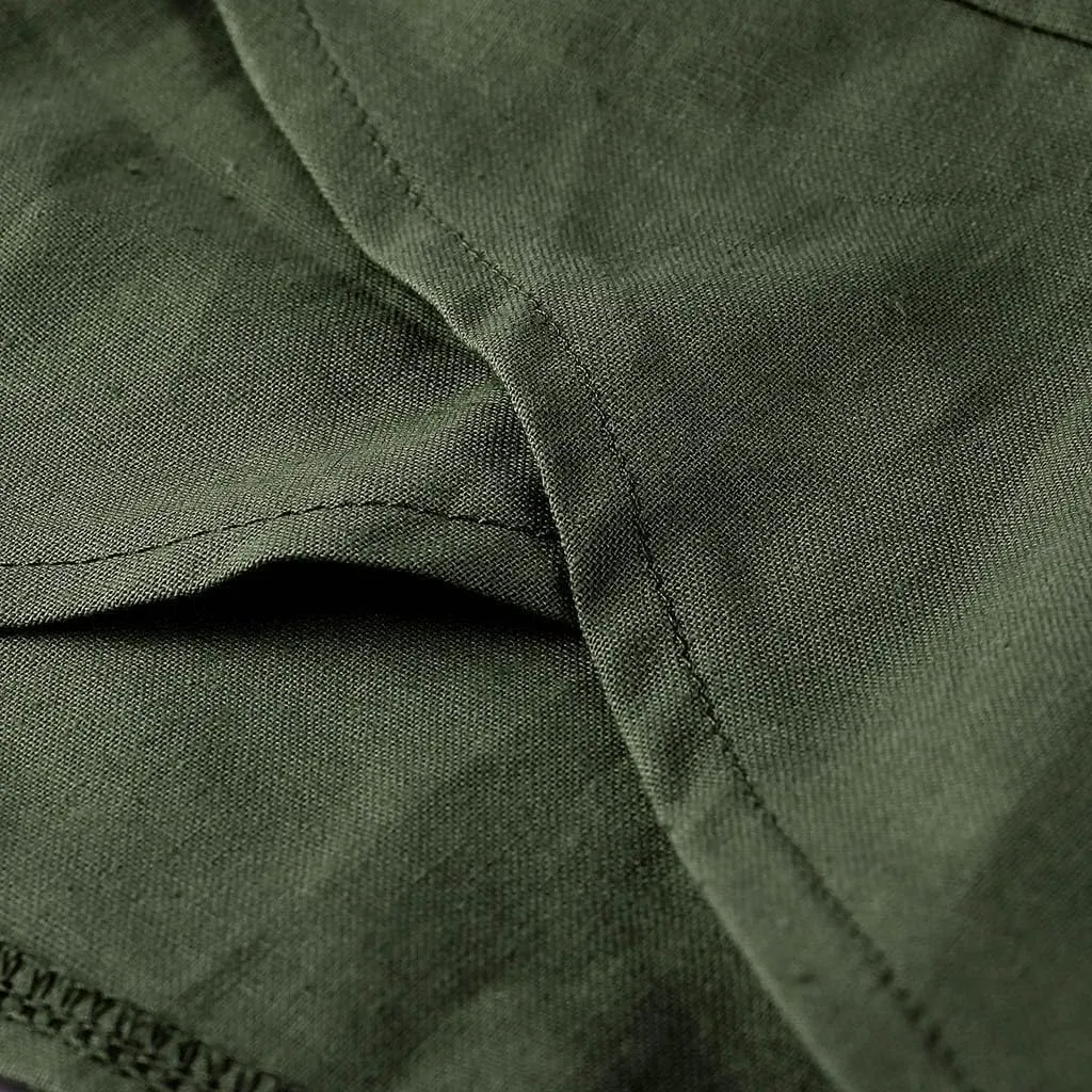 Cotton Linen Pants Women Casual Pant Lightweight Summer Elastic Waist Plus Size Lounge Long Trousers