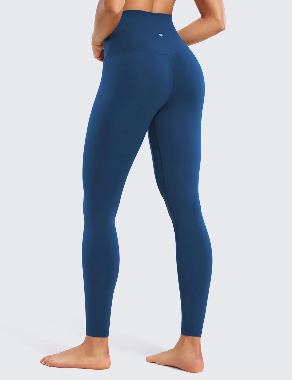 CRZ YOGA Women's Butterluxe Super High Waisted Workout Leggings 28 Inches -Over Belly Buttery Soft Full Length Yoga Pants