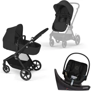 Cybex EOS Stroller   Aton G Swivel Infant Car Seat with Sensorsafe Travel System