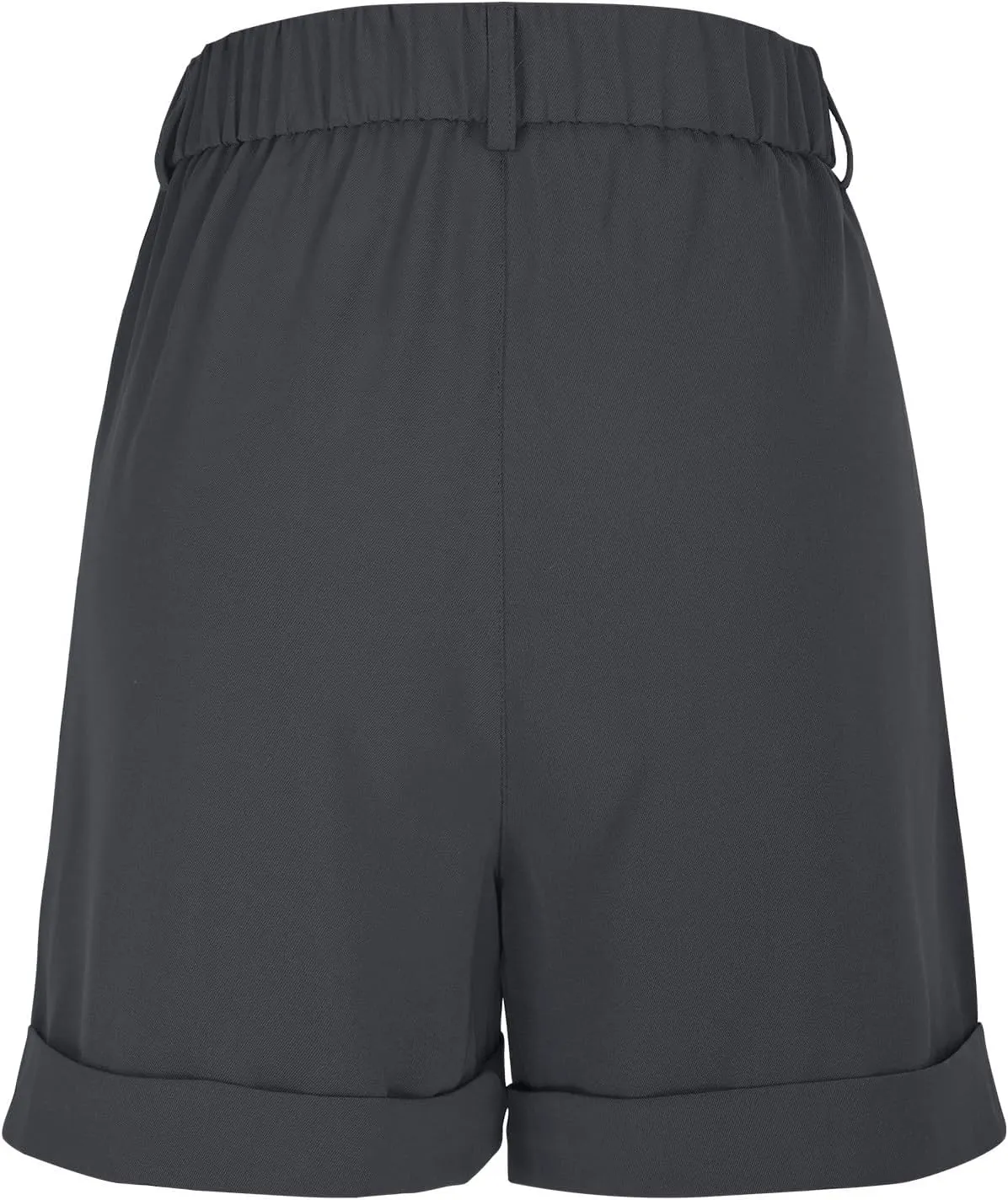 Dressy Shorts for Women Casual High Waisted Wide Leg Tailored Pleated Shorts Summer Business Work Short with Pockets