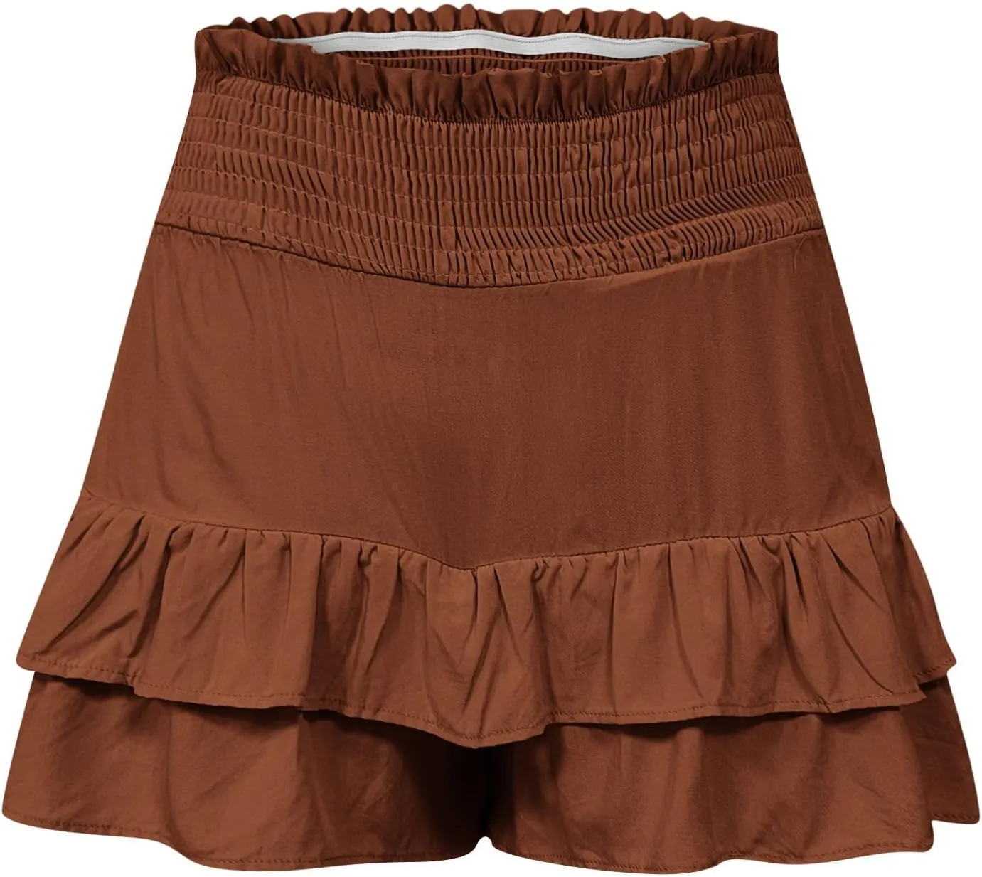 Flowy Shorts for Women 2025 High Waisted Ruffle Summer Casual Skorts Cute Pleated Beach Short Pants Swing Mini Skirts
