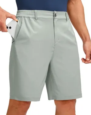 G Gradual Men's Golf Shorts with 5 Pockets 9" Light Weight Stretch Quick Dry Casual Dress Work Shorts for Men