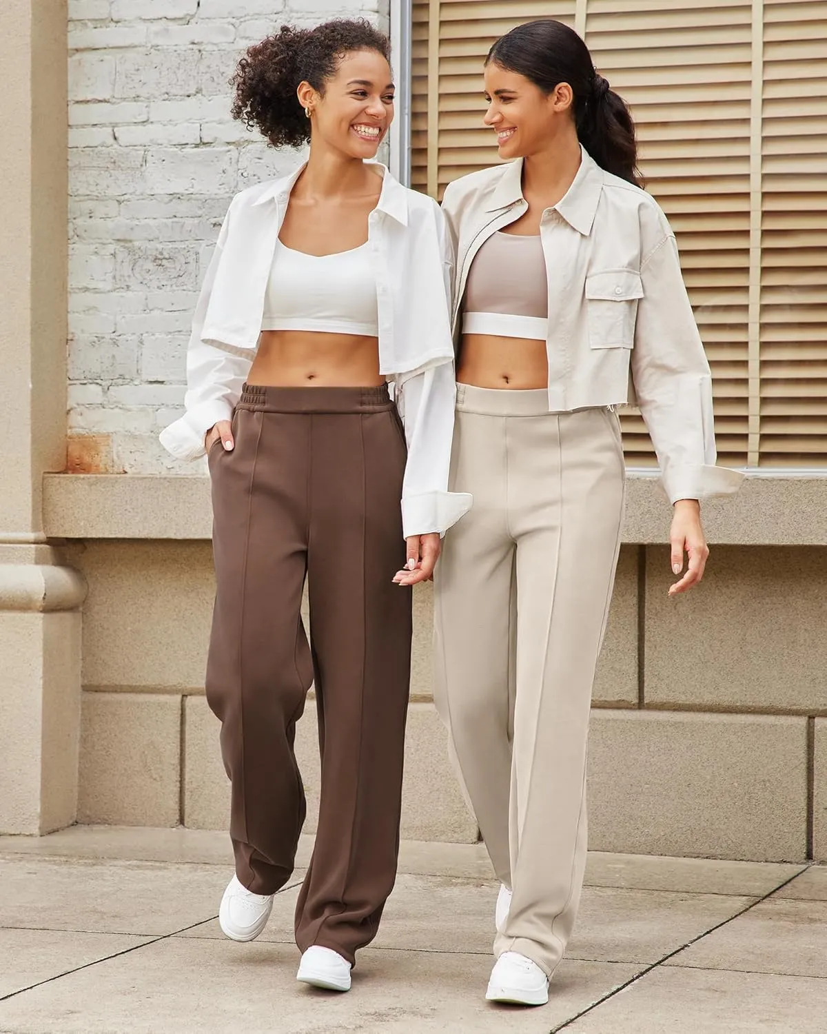 G4Free Smoofit Modal Soft Women Wide Leg Sweatpants with Pockets Yoga Pants Casual Lounge Trousers Petite/Regular/Tall