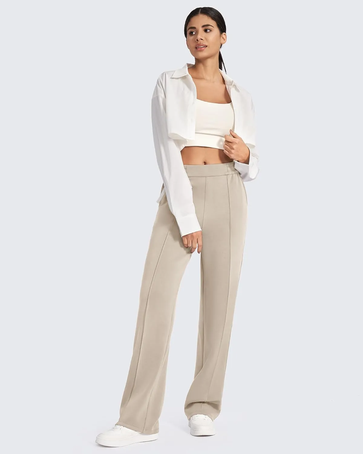 G4Free Smoofit Modal Soft Women Wide Leg Sweatpants with Pockets Yoga Pants Casual Lounge Trousers Petite/Regular/Tall