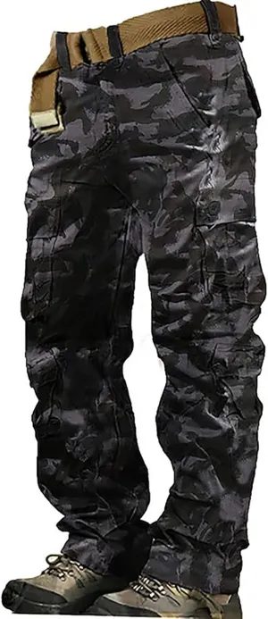 GIERIDUC Men's Sweatpants Printed Joggers Insulated Waterproof Trousers Basketball Uniforms for Men Thermal Tracksuit Bottoms