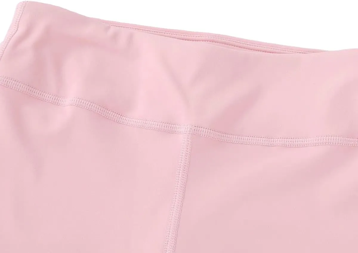 Girls Athletic Leggings High Waist Yoga Pants Dance Running Sports Tights