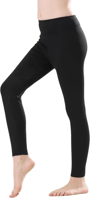Girls Athletic Leggings High Waist Yoga Pants Dance Running Sports Tights