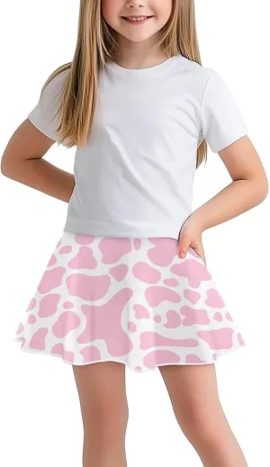 Girls' Sport Skirts 2-in-1 Tennis Running Skorts with Built-in Shorts Quickly Dry and Breathable