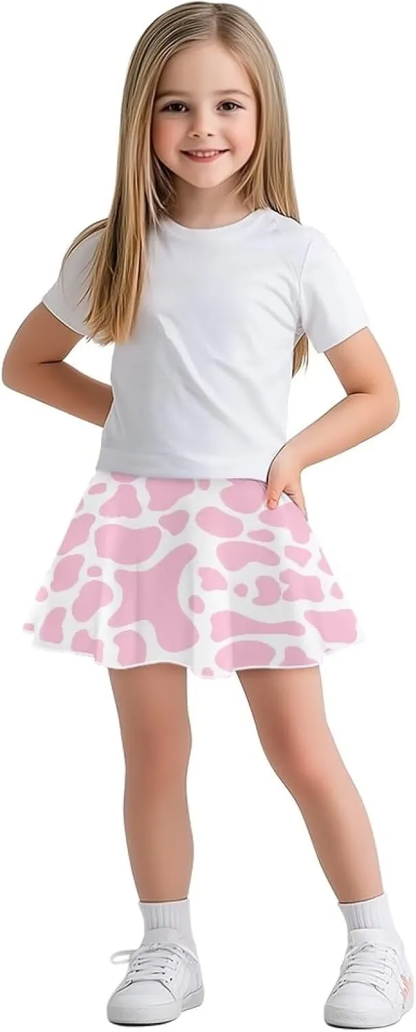 Girls' Sport Skirts 2-in-1 Tennis Running Skorts with Built-in Shorts Quickly Dry and Breathable