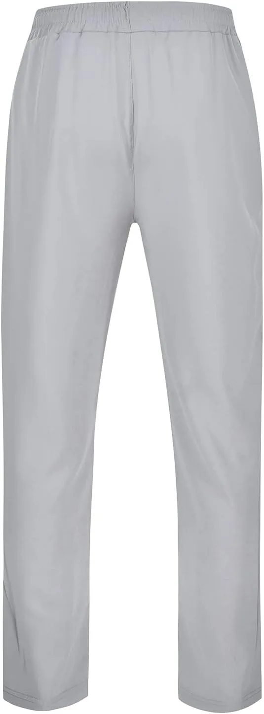 Glidepants for Men, Quick Dry Pull-On Stretch Pants, Men's Summer Glide Solid Color Slim Fit Lightweight Jogging Pants