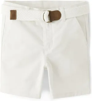 Gymboree Boys' and Toddler Belted Chino Shorts