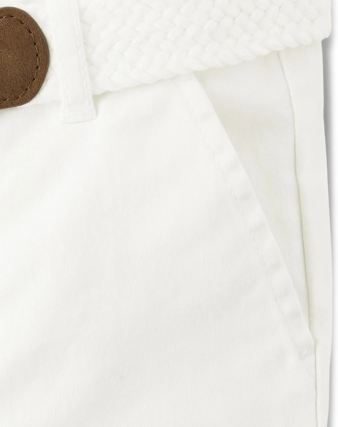 Gymboree Boys' and Toddler Belted Chino Shorts