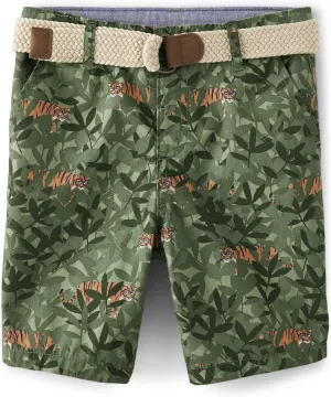 Gymboree Boys' and Toddler Belted Chino Shorts