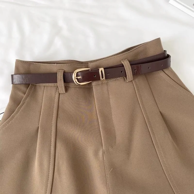 heyheyshine Dressy Shorts for Women High Waist Wide Leg Tailored Pleated Trouser Elegant Business Casual Shorts with Pockets