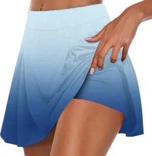hlysgo Tennis Skirt for Women 2025 Summer 2 in 1 Workout Shorts High Waisted Athletic Skorts Teen Girls Running Shorts