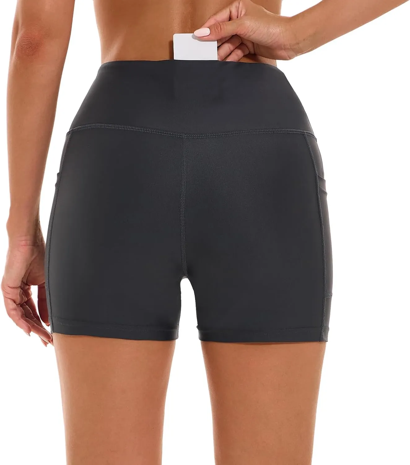 HODOSPORTS Women's 3''/5''/7''/9'' Swim Shorts UPF 50  High Waisted Board Shorts with Pockets Liner Quick Dry Swimsuit Bottom