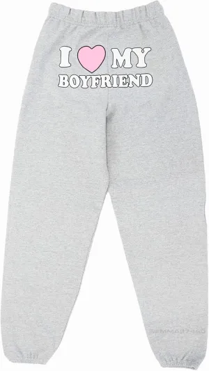 I Love My Boyfriend Sweatpants - Women's Sweatpants
